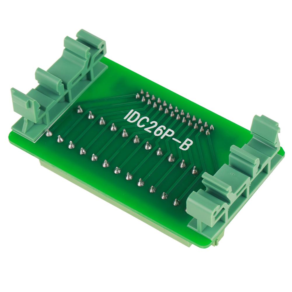 IDC26P DIN-Schienen 26-Pin 5mm Montage-Interface-Modul Stecker Breakout-Board