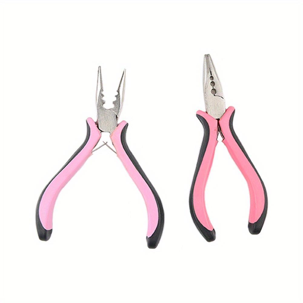 3 Holes Mini Plier For Micro Nano Ring/Links Feather Hair Extensions opener and Removal Tool Hair Pliers Extension Tongs Tools