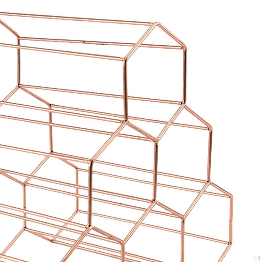 Elegancki uchwyt na butelkę wina do stylowego wystroju domu