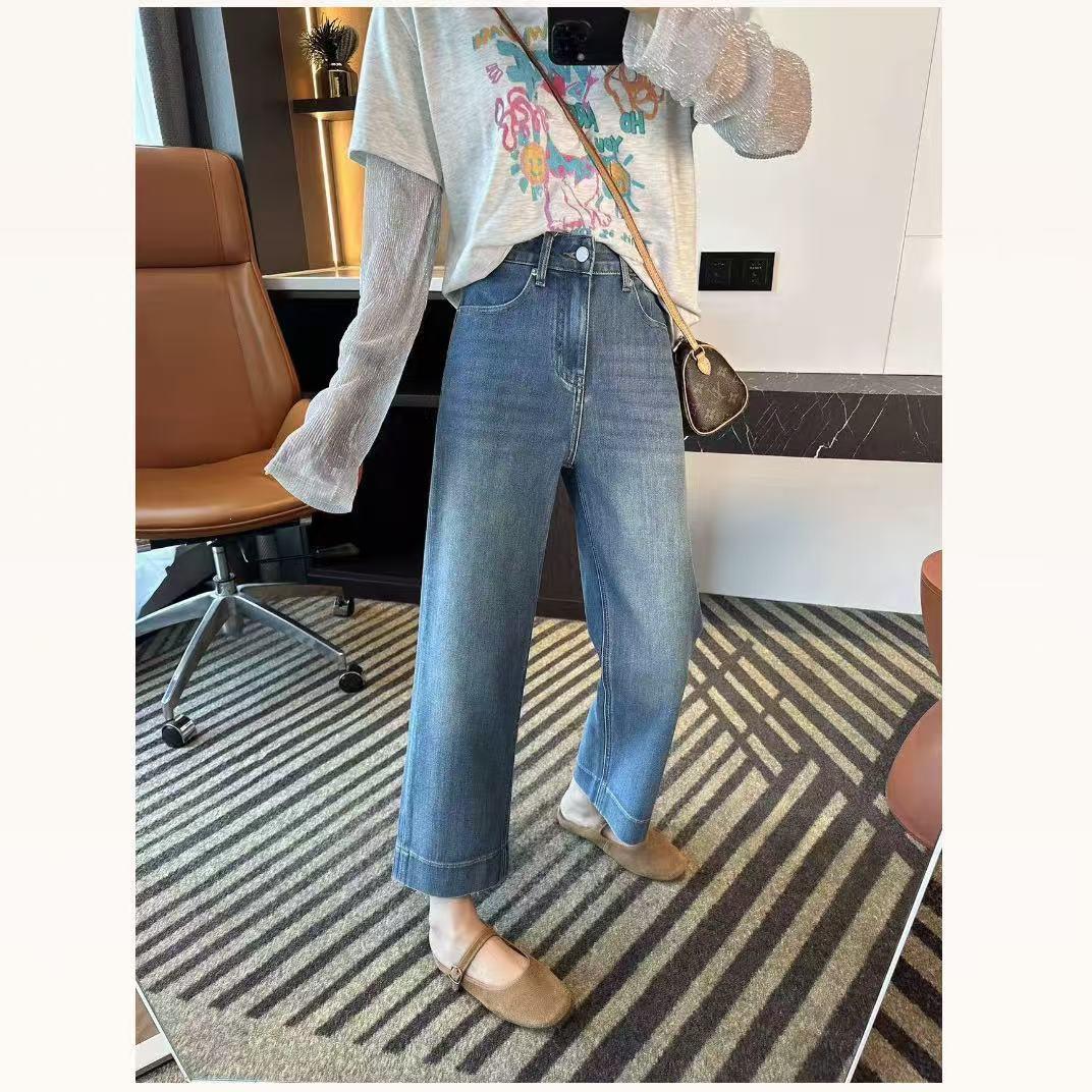 2026 Women s High-Waisted Stretch Slimming Denim Jeans 2XL (140-160 Jin)