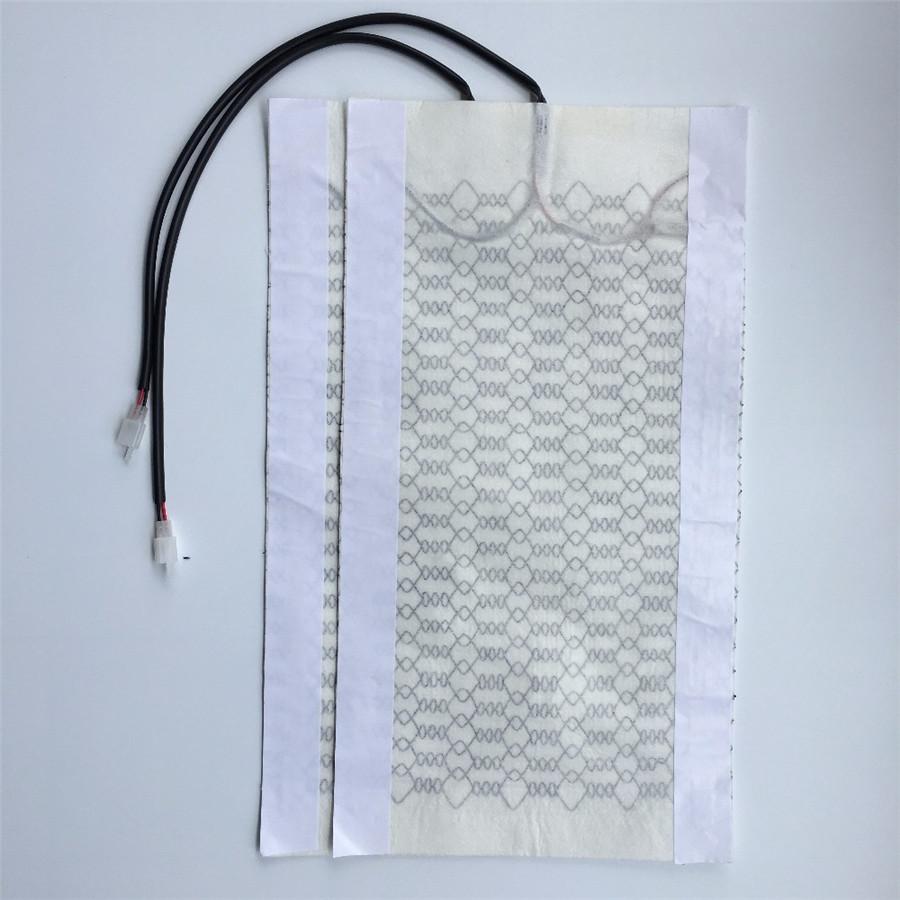 Rotary Switch with Six Universal Carbon Fiber Heated Seat Heater 12 V Pads 6 Level Switch Winter Warmer Seat Covers