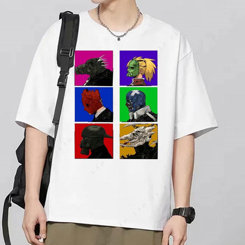 Kaiman Dorohedoro Japanese Anime Shirt Men Woman 100% Cotton Short Sleeve Spring Summer Print Graphic T Shirts