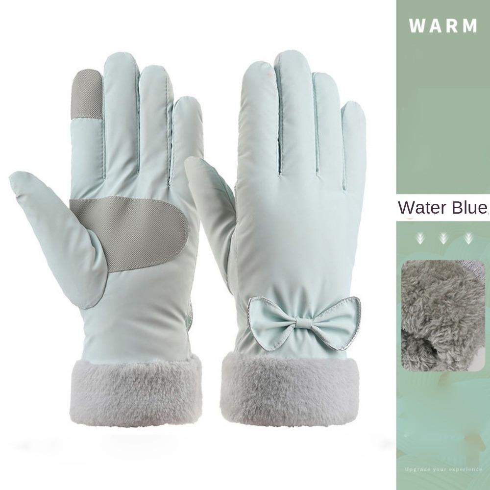 

Перчатки с сенсорным экраном на всю длину пальца, сенсорные варежки для вождения, унисекс синий