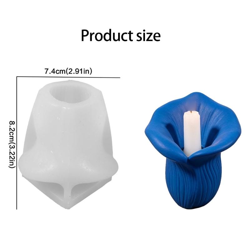 Tulips Candle Making Mould With Food Grade Silicone for Handmade Candle and Decorative Projects