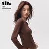 Beneunder Women's Slim Fit Long Sleeve Crew Neck T-Shirt
