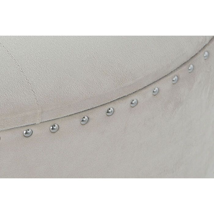 Banc banquette - DKD Home Decor - Polyester et Bois MDF - Beige - Style Contemporain - Intérieur