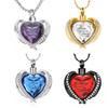 Pet Memorial Ashes Necklace Stainless Steel Texture with Openable Designs Chain Necklace Suitable for Easy Storage