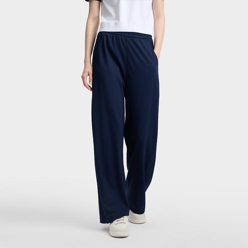 Fila Heritage Trendy Versatile Sports Casual Pants Women Bottoms Cigarette-Blue F11W628603FDB