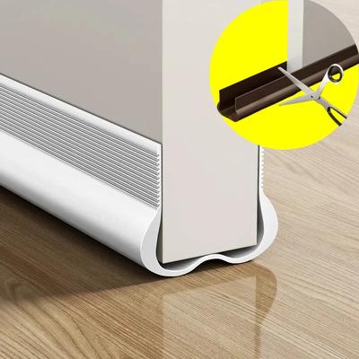 Νέα εύκαμπτη λωρίδα σφράγισης κάτω από την πόρτα από PVC, κάτω από την πώμα της πόρτας, στεγανοποιητική λωρίδα αδιάβροχης φλάντζας, προστατευτική λωρίδα καιρού