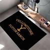 Yellowstone Dutton Ranch Logo Rug Non-slip Rug Suitable for Living Room and Bedroom Sofas.