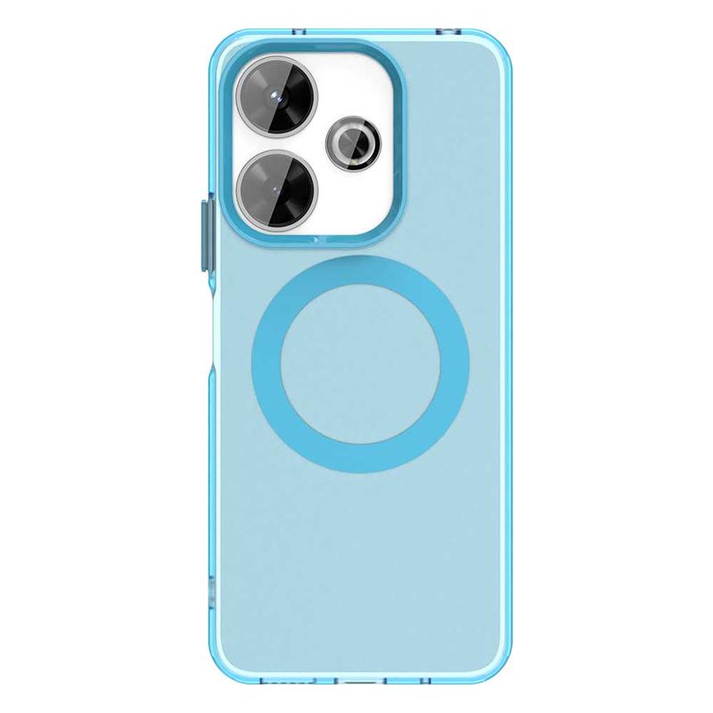 Transparent Case For Xiaomi Redmi 13 Case Redmi 13 Magnetic Adsorption Wireless Charge Back Cover For Redmi 13 Case 6.79 Inch
