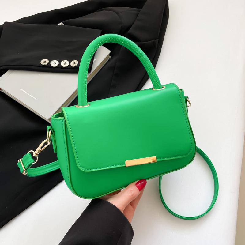 Trendy texture personalized bag women's 2025 new fashion simple casual temperament commuting shoulder crossbody handbag