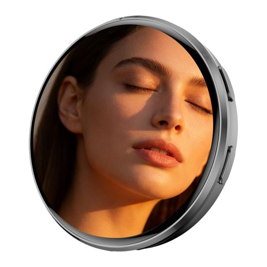 Badge Digitale Personalizzato Badge Elettronico per Nome Schermo Touch da 1,42 Pollici Badge con Display Metallico Batteria da 18 Ore Effetti di Luce Dinamici Regali Personalizzati