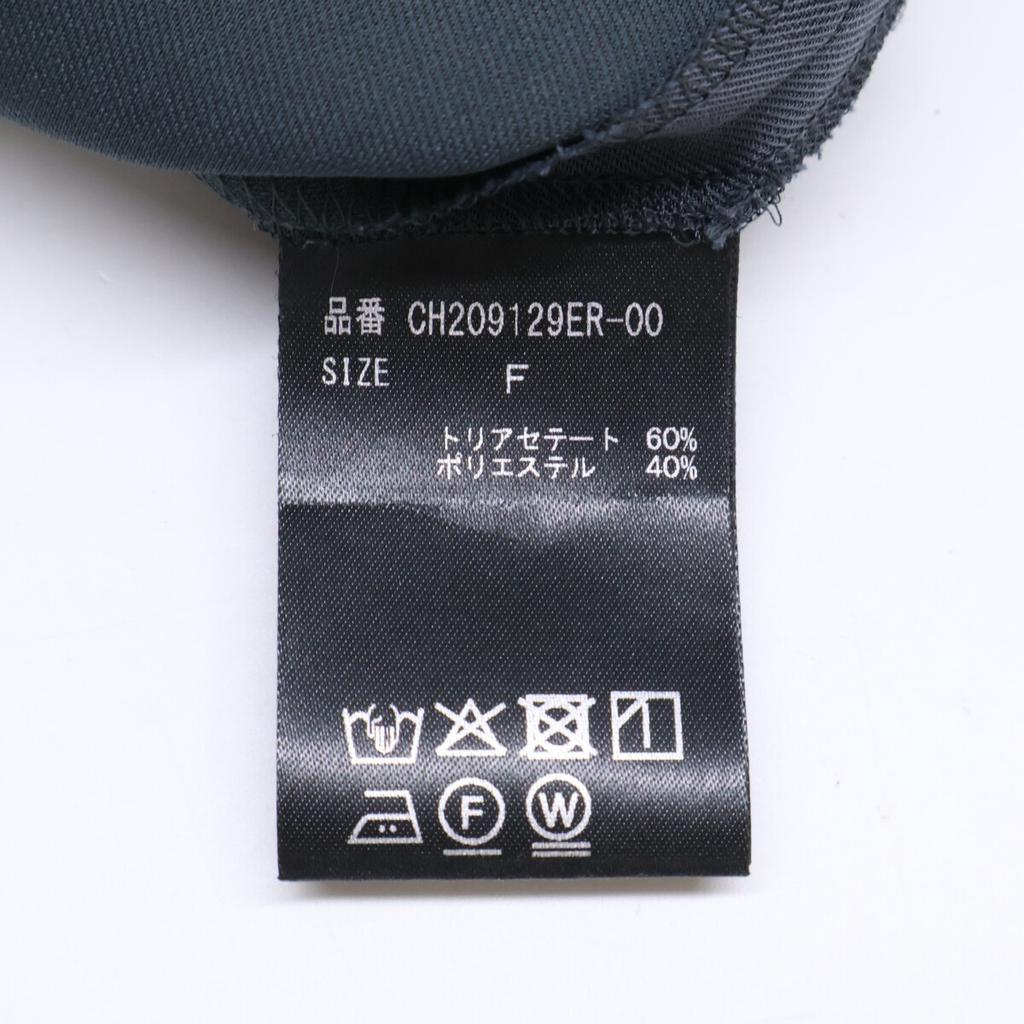 chaos [Excellent Condition/25 Stainless Steel] 451384 CR Lottie OP Belted Short Sleeve Dress F grayUsed