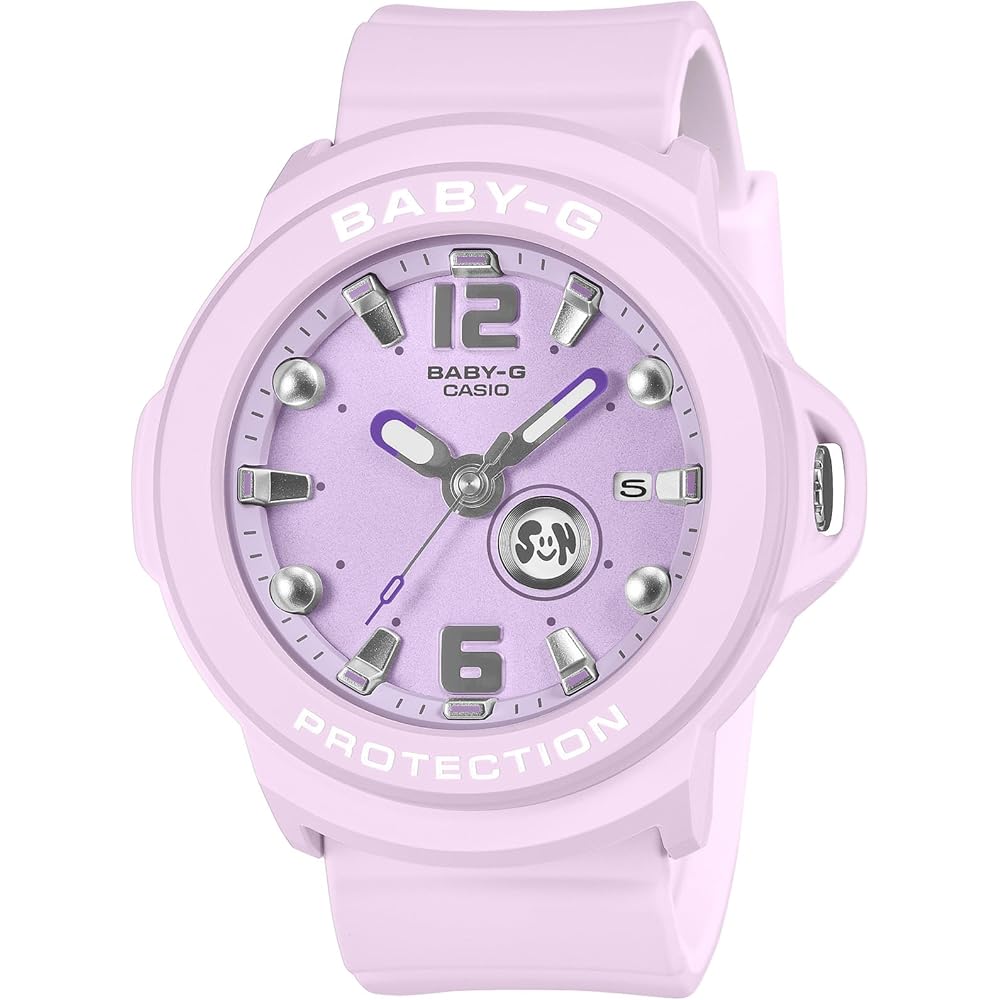 Casio Baby-G BGA-15K-6AJR Женские фиолетовые часы Водонепроницаемые Стильный дизайн