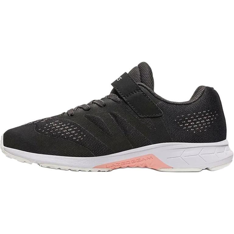 Asics Lazerbeam Rh Mg Comfortable Versatile Durable Breathable Low-Top Kids Running Shoes Kids sneaker Black 1154A155-002