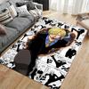 Anime Blonde Character Comic Pattern Suitable As a Non-slip Mat for the Living Room or Bedroom Sofa