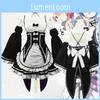 Exquisite Rezero Kara Hajimeru Lsekai Seikatsu Twins Ram/rem Maid Dress Cosplay Costume With Perfect Stitches