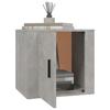 vidaXL Nachttisch Betongrau 50x39x47 cm