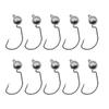 10Pcs Fishing Rig Hook for Saltwater Weighted Fishing Hook, Professional Fishing Weedless Weighted Hook