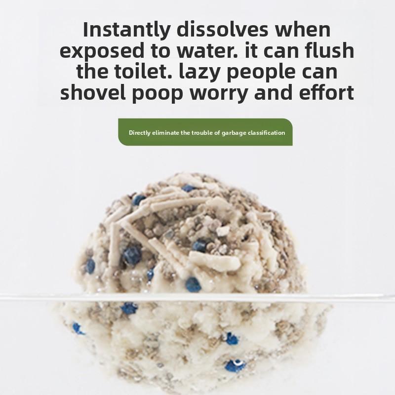 Mixed Tofu Cat Litter Bentonite Nano-mineral Crystal Cat Litter DeodorizingLow-dust Portable Travel Cat Litter