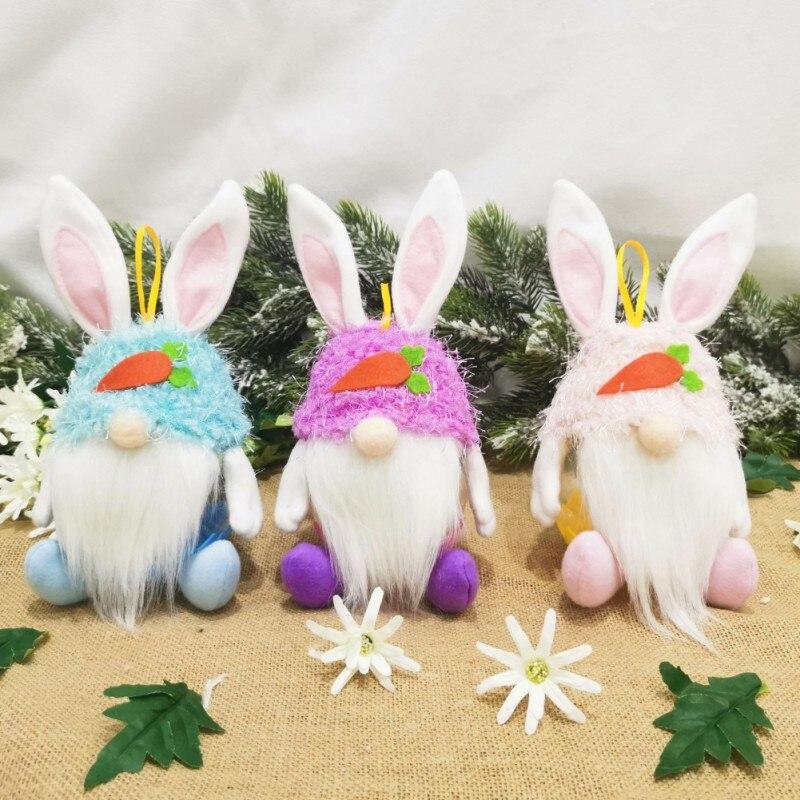 3 Pack Easter Gnome Rabbit Candy Jar Purple/Blue/Pink Easter Gnome Doll Hanging Ornaments Bunny Candy Jelly Container Cookie Jar for Easter Decorations Kids Easter Basket Gifts 3 Pack Easter Gnome Rabbit Candy Jar Purple/Blue/Pink Easter Gnome Doll Hanging Ornaments Bunny Candy Jelly Container Cookie Jar for Easter Decorations Kids Easter Basket Gifts