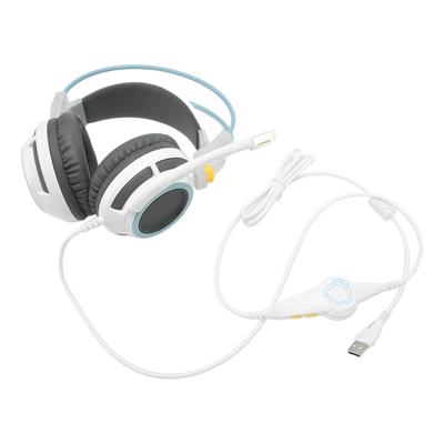 Gaming-Headset Virtueller 7.1 Surround-Sound LED-Beleuchtung In-Line-Steuerung USB-Gaming-Kopfhörer mit