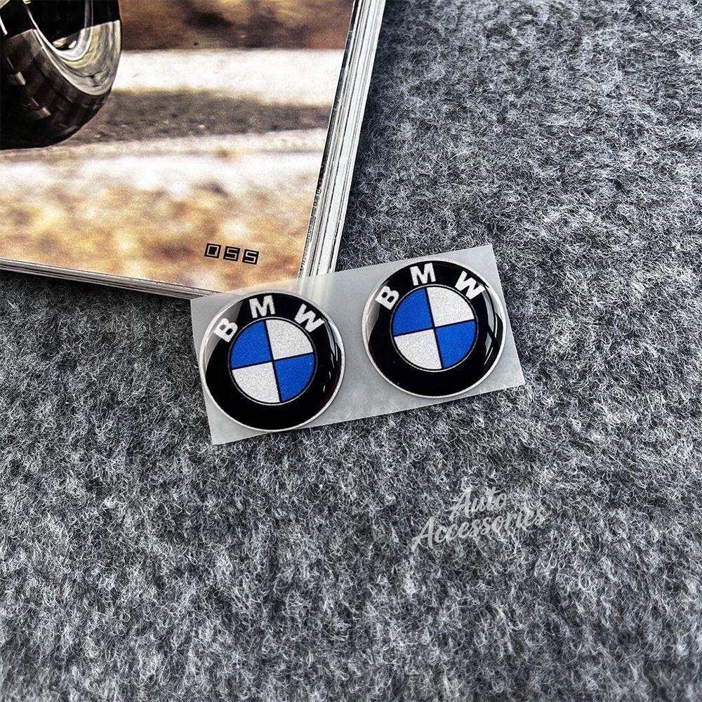 2pcs Car Badge 3D Stickers Soft Adhesive Multi-size Optional Motorcycle Waterproof Decals For BMW 50th Anniversary X1 X3 X5 X7 ydbn48