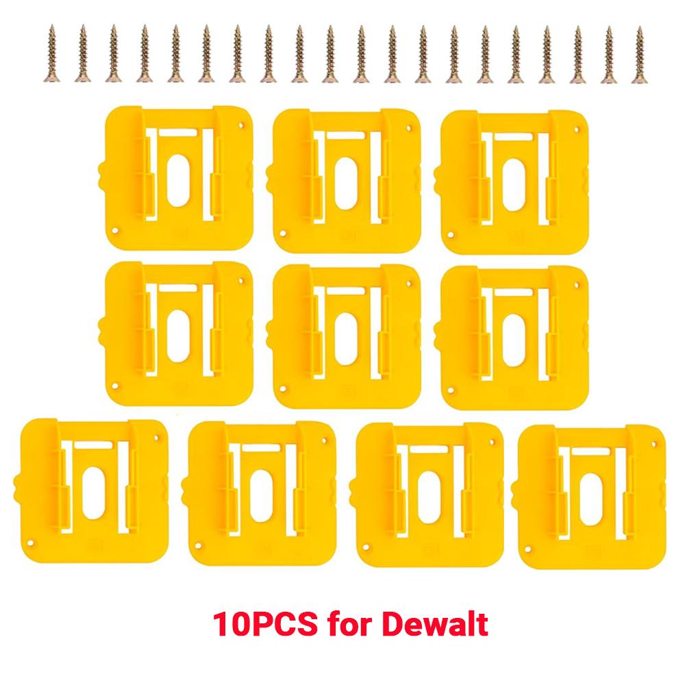 Machine Holder Battery Storage Rack for Dewalt/Makita/Milwaukee 14.4V 18V Li-ion Battery Wall Mount Tool Bracket Fixing