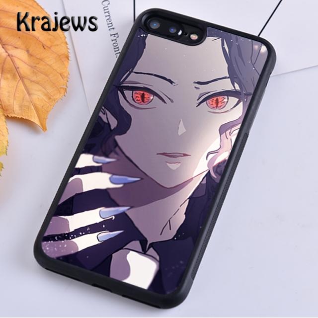 Krajews Kibutsuji Muzan Kimetsu no Yaiba Telefono dėklas iPhone 14 5 SE 6s 7 8 plus X XR XS 11 12 13 pro max Samsung S21 S22ultra