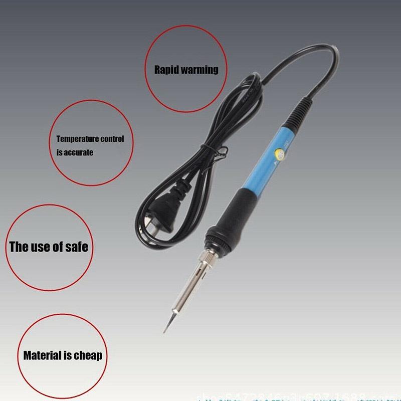 Hochwertiges 110V/220V 60W Einstellbares Elektrisches Temperaturpistolen-Schweiß-Lötkolben-Set für Professionellen Gebrauch