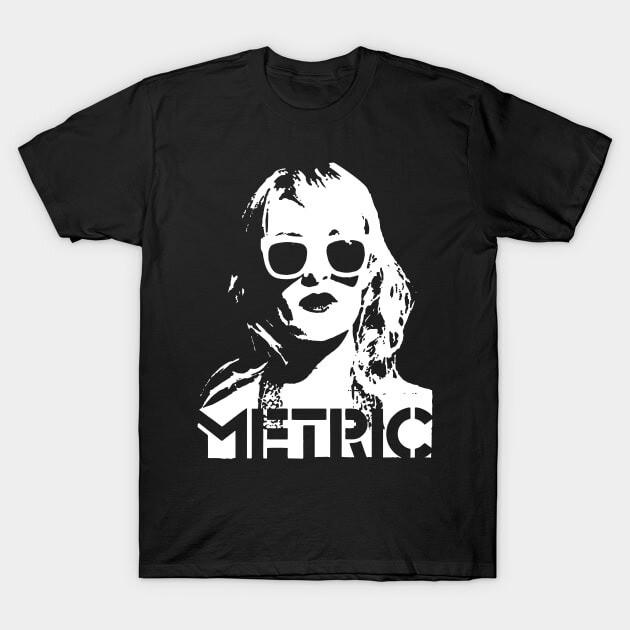 NEW METRIC BAND Short Sleeve Cotton Black All Size Shirt Unisex T-Shirt XXXXL