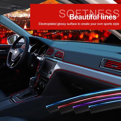 New Car Interior Gap Decor Line Mouldings Trim Strips Auto Accessories Styling.