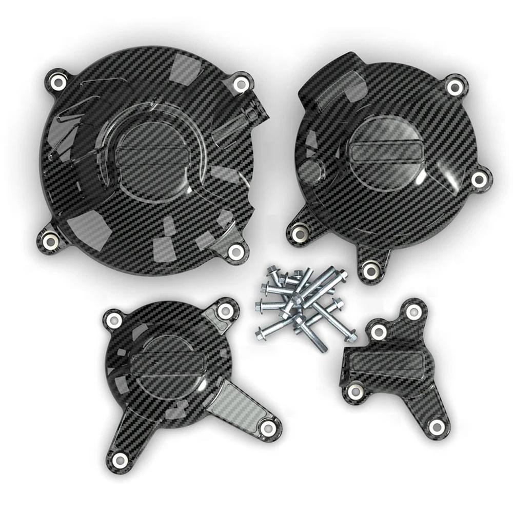 For Yamaha MT-09 2014-20 XSR900 2015-20 Carbon Fiber Look Motorcycle Engine Guar