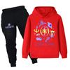 PB1314 Multi-color Kids Girls KATSEYE Print Long Sleeves Hoodie Pants Trousers Sets