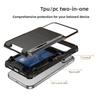 For IPhone 17 Pro 17 Air 16 15 Plus 14 13 12 12 11 Pro Max XS XR Wallet Card Slot Hard PC Protective Hard Back Cover