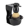 3Pcs Comfortable Practical Shaving Brush Set Durable Soft Beard Brush Portable Professional Grooming Kit Salon Use