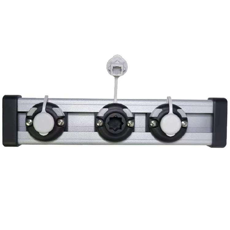 Aluminiumlegierung Schiebe-Schienenhalterung Kanus Kajak Montagebasis Angelrutenhalter Montagebasis Gepäckträger Einfach zu bedienen