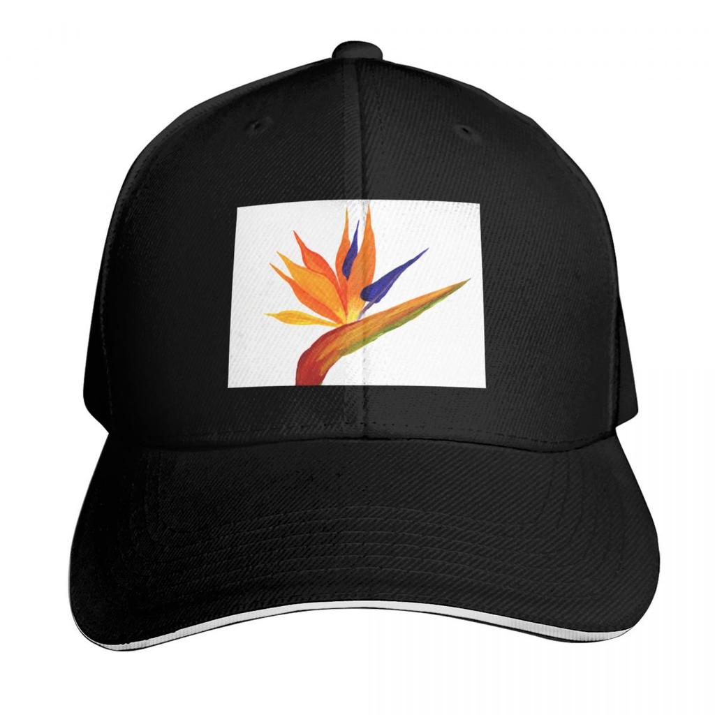 Bird of Paradise Baseball Cap Custom Cap Sunhat dad hat derby hat Women Unisexs