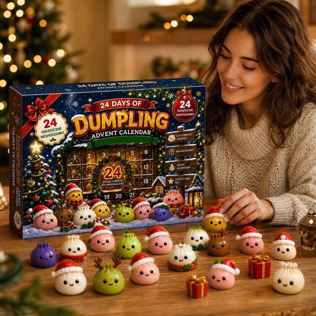 2026 Christmas Baozi Advent Calendar with Days Countdown
