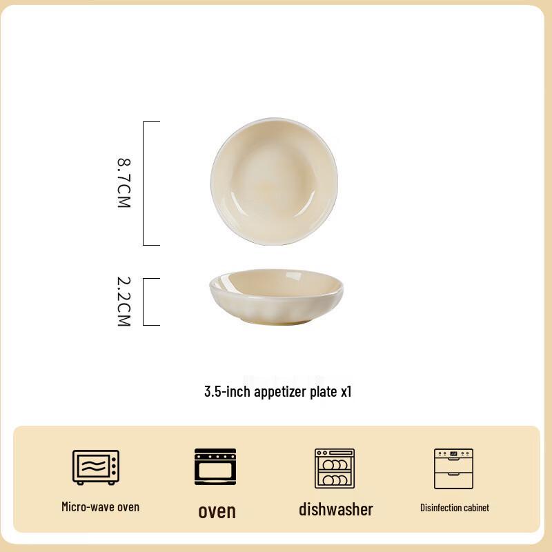 Nordic Ceramic 3.5-inch Sauce Dish Set (3-pack)