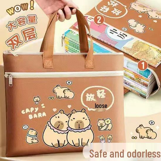 

Холщовая школьная сумка-тоут для мальчиков и девочек - Ручная сумка для хранения книг и учебных материалов