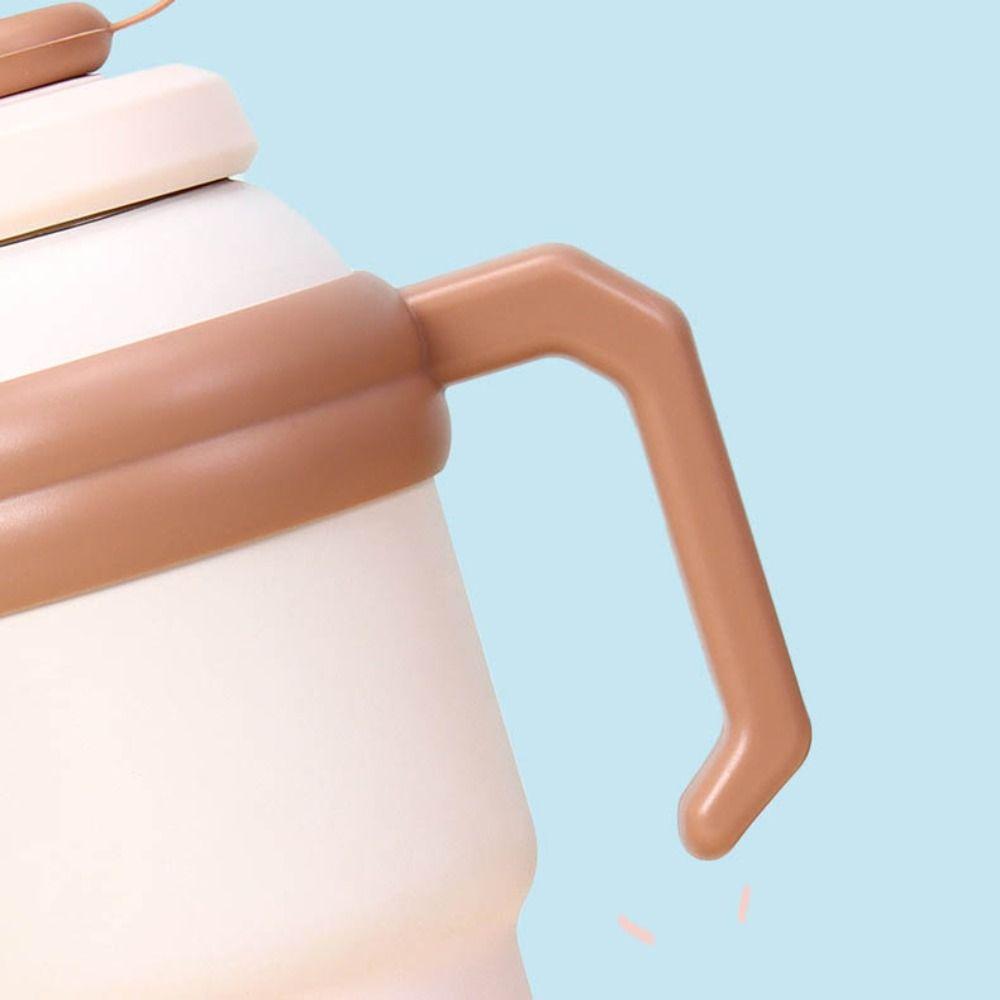 Mit Strohhalm Vakuumbecher 316 Edelstahl Isolierbecher Winter Trinkgeschirr für Studenten