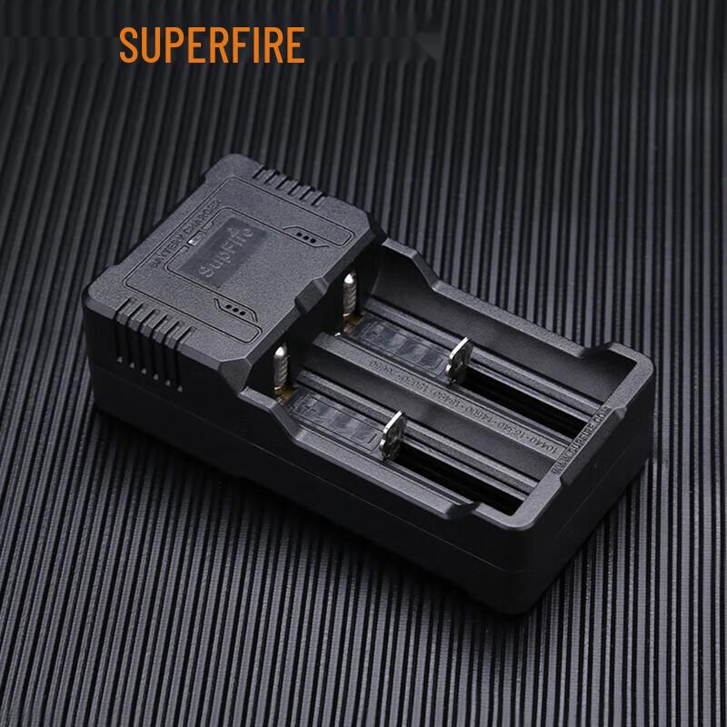 SupFire AC26 USB Dual Slot Battery Charger Flashlight