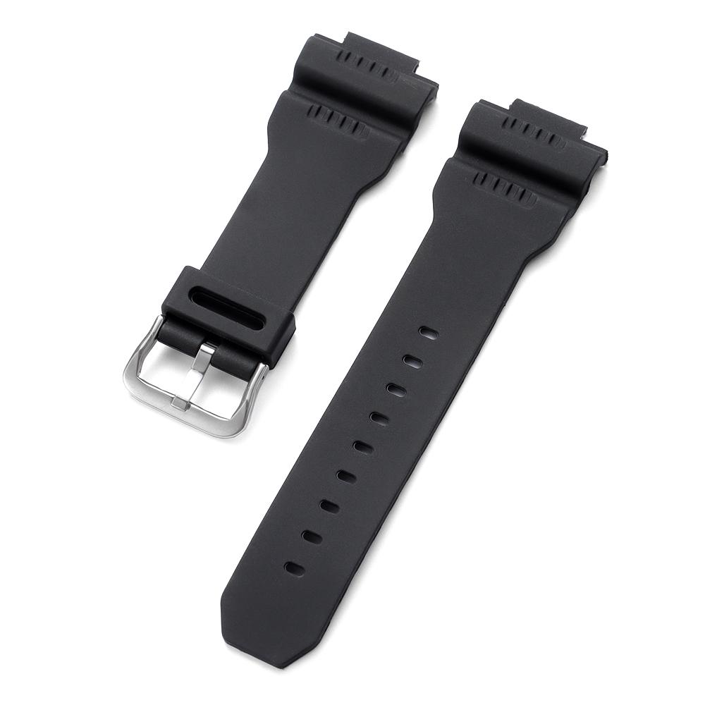 

Силіконовий ремінець для годинника 16*28 мм для Casio G-7900SL GW-7900B GR-7900NV Гумовий ремінець Заміна Водонепроникний Браслет Аксесуари для годинників чорний