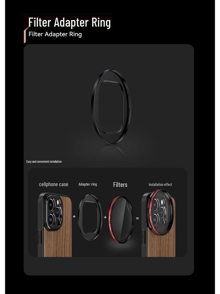 58mm iPhone Photography Filter Set: HD CPL, Starburst, Black Soft, Gold, Blue, ND