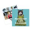 2026 Pissed-off Cats Wall Calendar Living Room Bedroom Hanging Decoration Grid Cats Color Inside Pages Monthly Planner