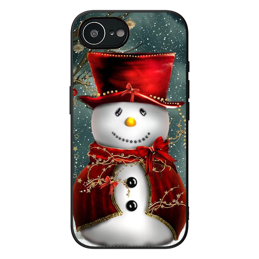 For Motorola Moto G86 G57 G67 G54 G24 G15 Power G13 G14 G34 G35 G45 G53 G55 G64 G75 G72 Case Tree Deer Merry Christmas Snowman