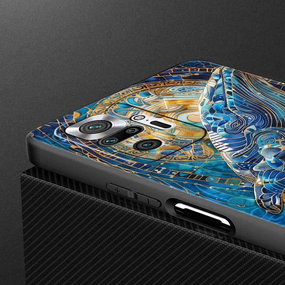 Blue Ocean Fish Phone Case Cover for Redmi 14C 10C Note 15 14 13 12 10 11 K40 Pro Plus 5G Shockproof Soft TPU Shell Fundas Bags