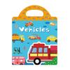 Educational Jelly Sticker Books Reusable Scene Quiet Stickers  Early Education Gifts